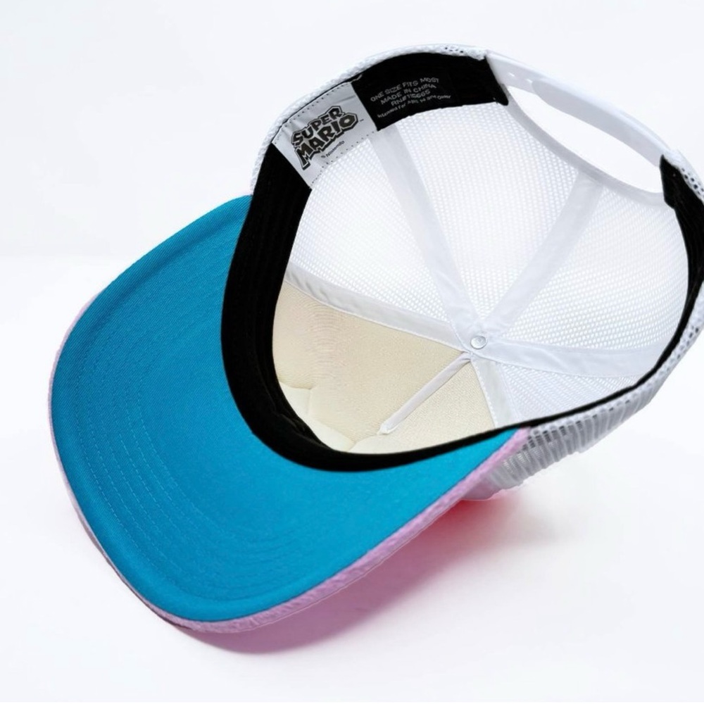 Nintendo Pink and Yellow Trucker Hat - Picture 4 of 5